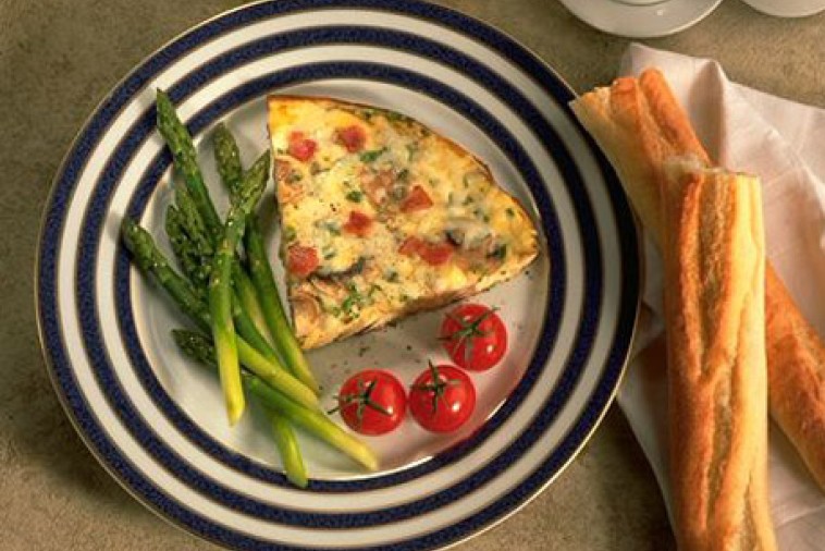 bacon and mushroom frittata with canadian swiss cheese bacon and mushroom frittata with canadian swiss cheese