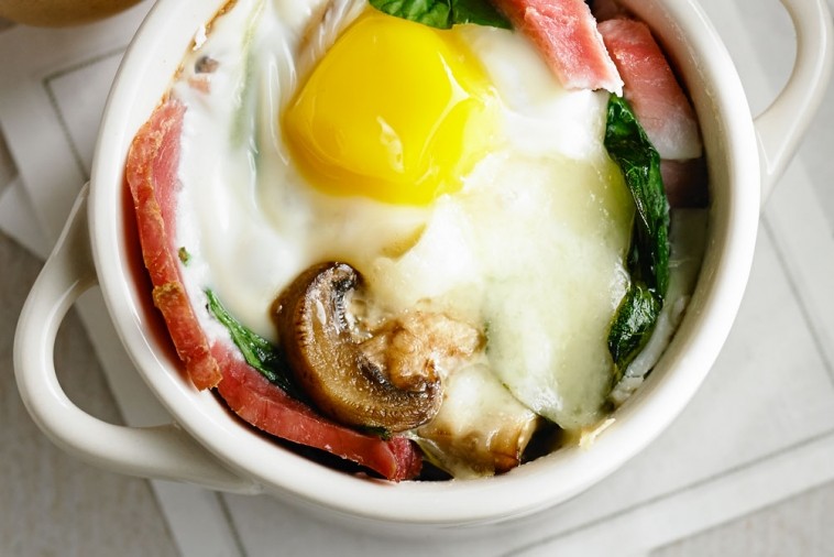 baked ham and egg cup baked ham and egg cup
