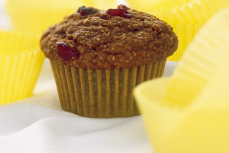 banana raisin oat bran muffins