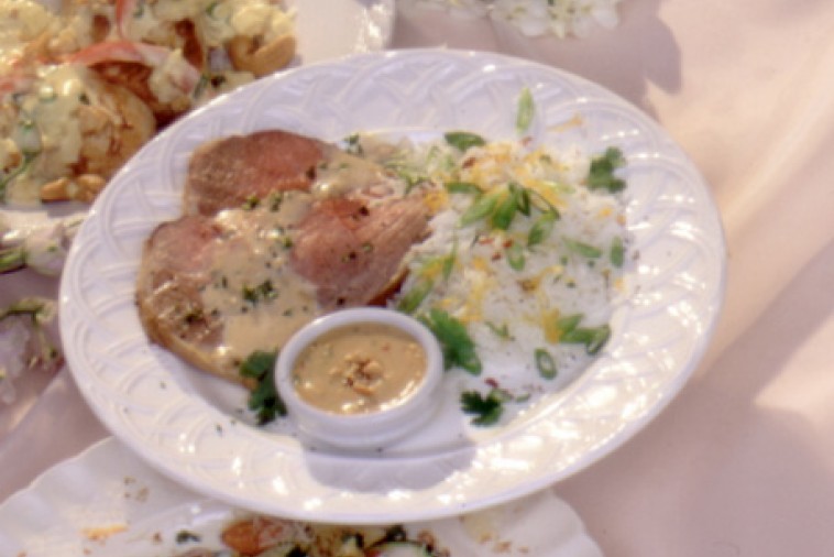 barbecued lamb with thai peanut sauce barbecued lamb with thai peanut sauce