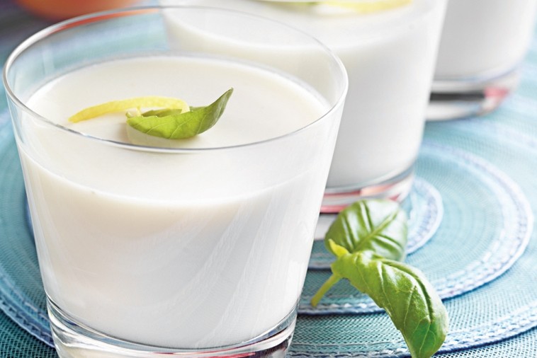 Basil Lemon Panna Cotta