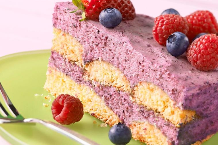 blueberry icebox cake