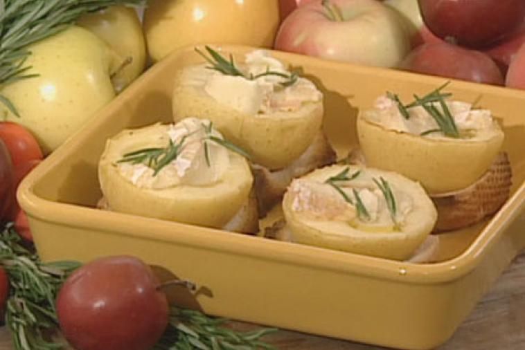 bois francs apples with st damase cheese