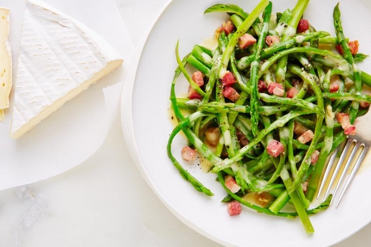 brie asparagus carbonara brie asparagus carbonara