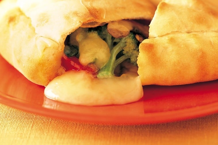 calzones with canadian swiss cheese cooking club size