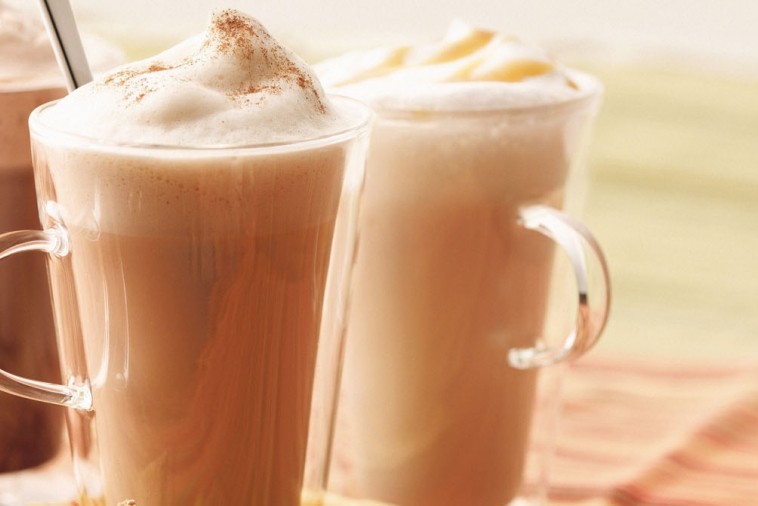 caramel vanilla latte steamer