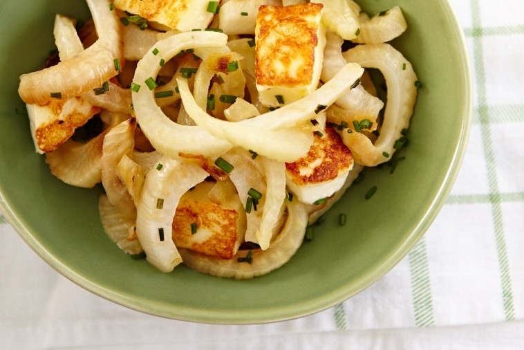 caramelized fennel and grilled queso fresco