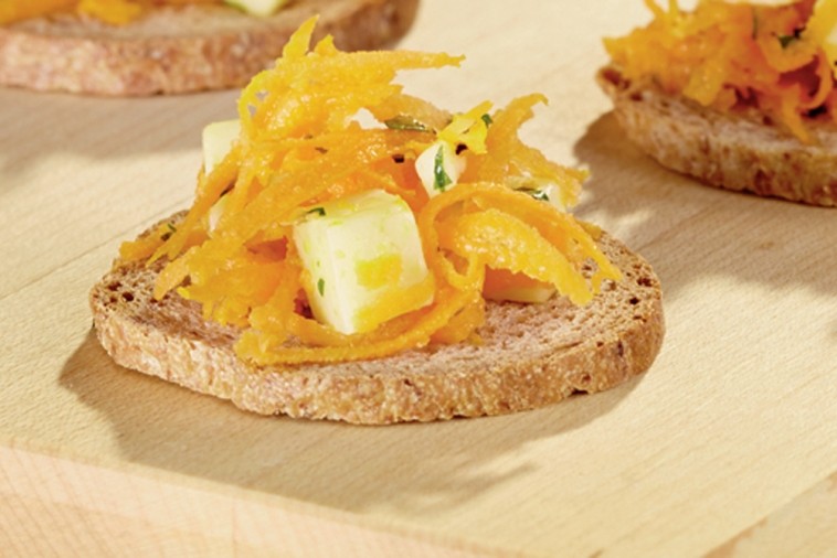 carrot salad with cheddar