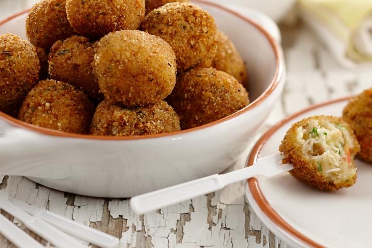 catalan style crab fritters