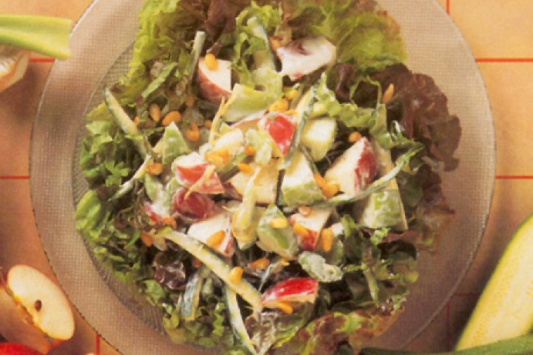 celery zucchini apple salad