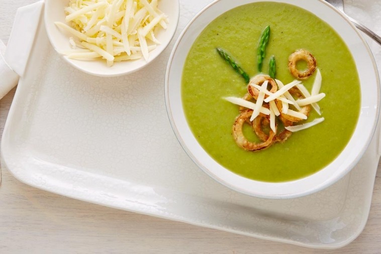 cheddar asparagus potage