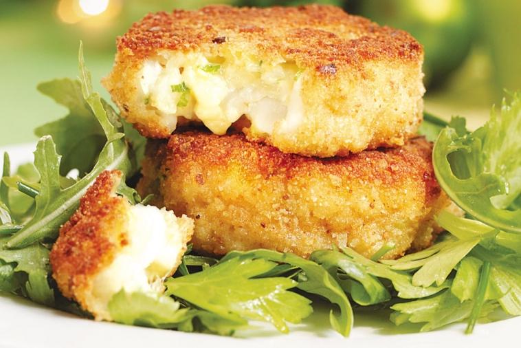 cheddar scallop cakes