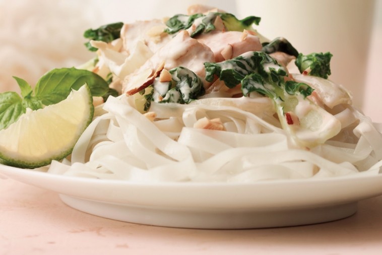chicken greens stir fry with almonds chicken greens stir fry with almonds