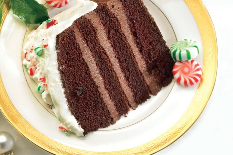 chocolate mint candy cake