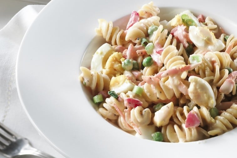 classic creamy pasta vegetable salad