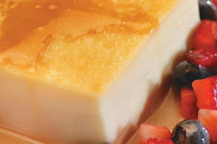 classic custard with maple syrup classic custard with maple syrup