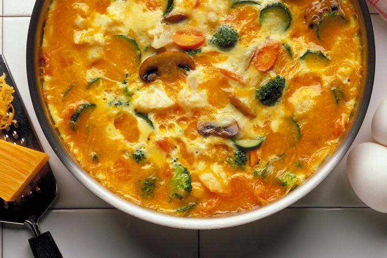 colby vegetable frittata colby vegetable frittata