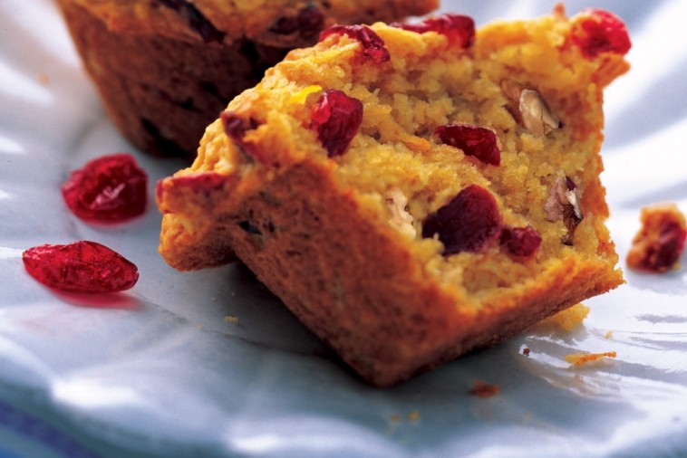 cranberry walnut muffins