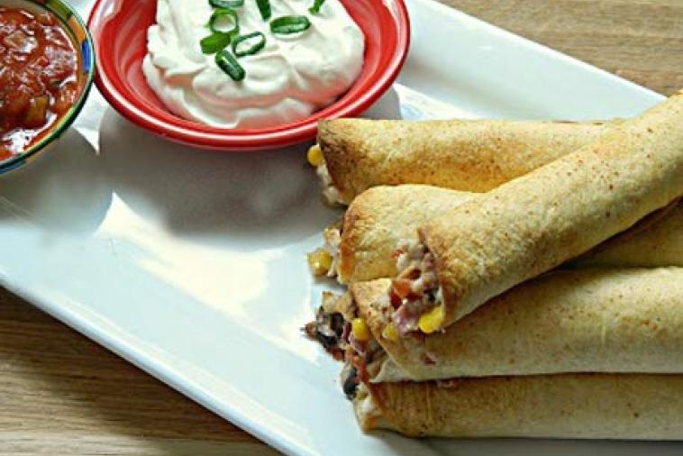creamy chicken and bacon taquitos creamy chicken and bacon taquitos