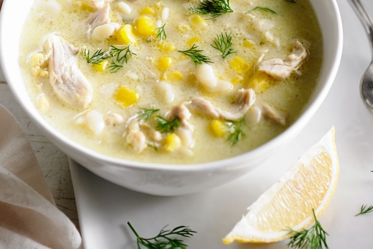 creamy orzo corn and chicken soup