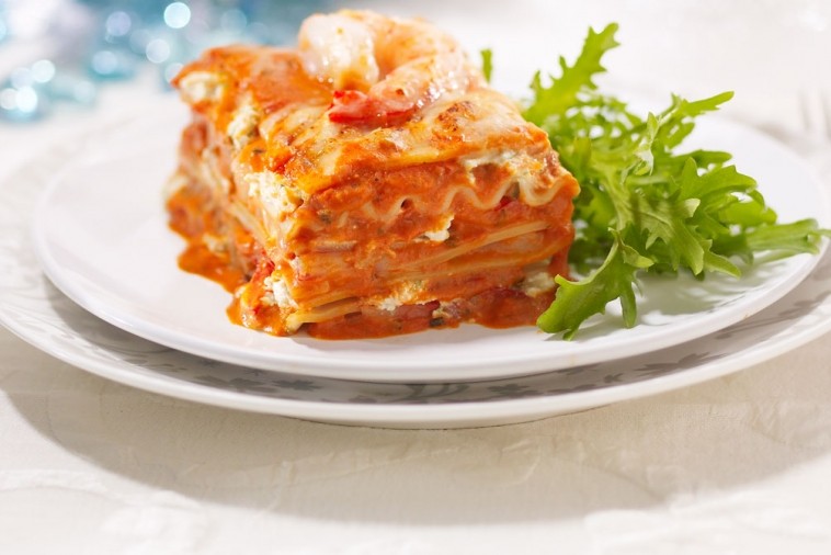 creamy seafood lasagna with herbs creamy seafood lasagna with herbs