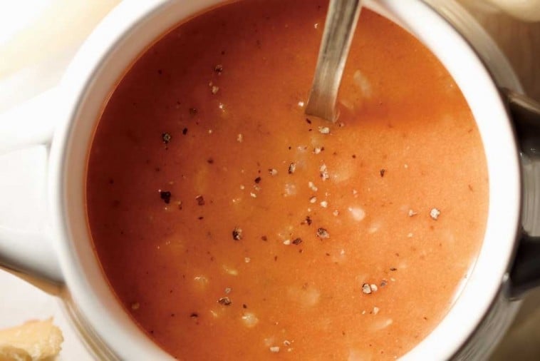 creamy tomato rice soup