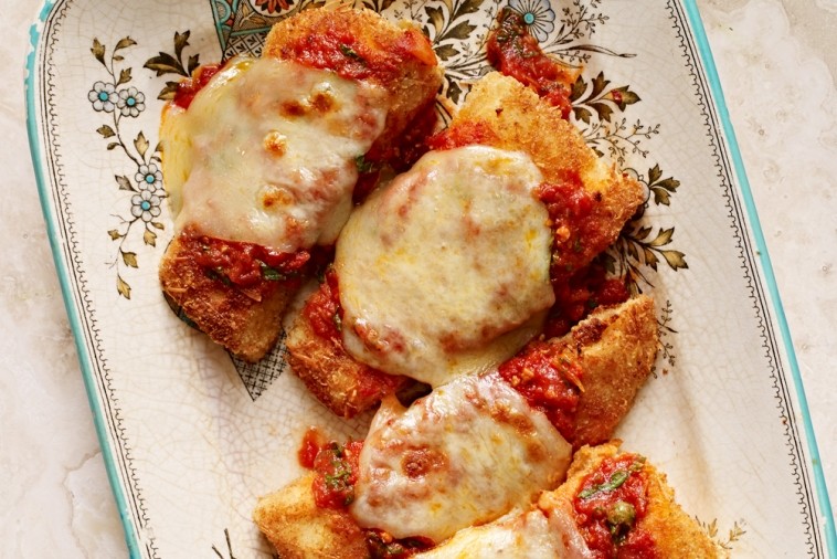 crunchy fish parmigiana