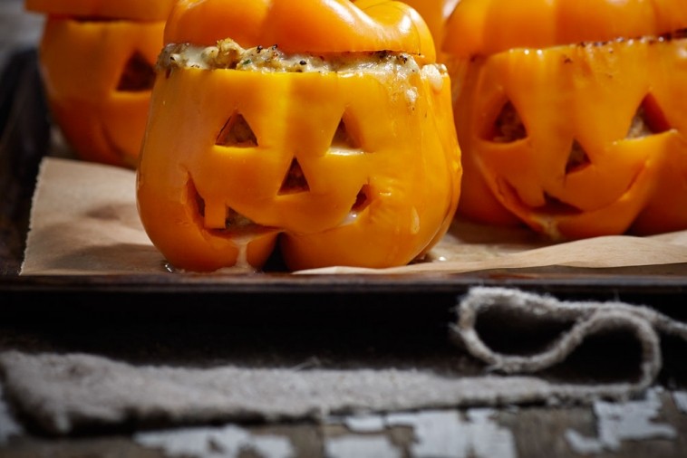 devilish cheddar and pumpkin peppers