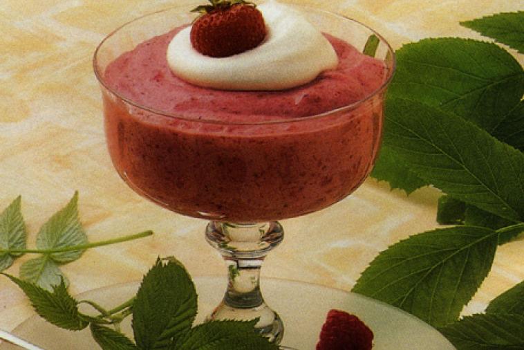 double berry mousse
