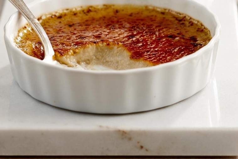 Ramekin with earl grey crème brûlée