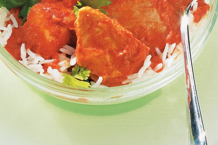 Homemade butter chicken