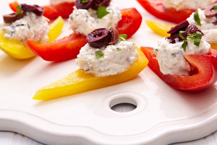 feta pepper boats