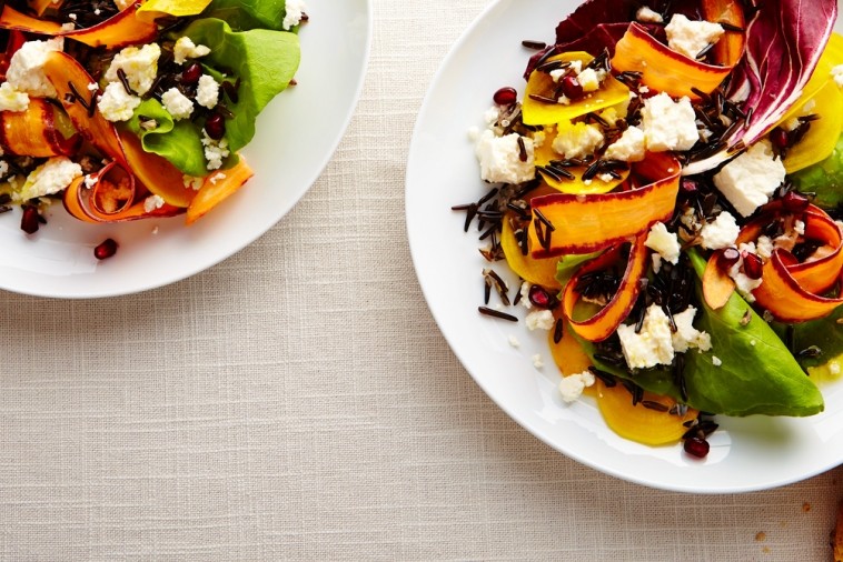 feta wild rice citrus salad