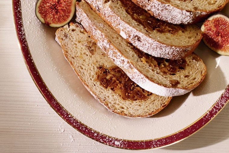 fig stollen with avonlea clothbound cheddar