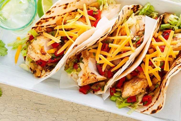 fish cheddar tacos