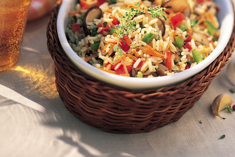 fresh market vegetable pilaf