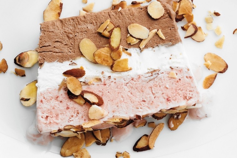 frozen neapolitan terrine