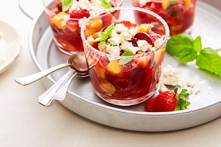 fruit feta gazpacho