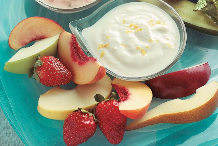 ginger lemon fruit dip