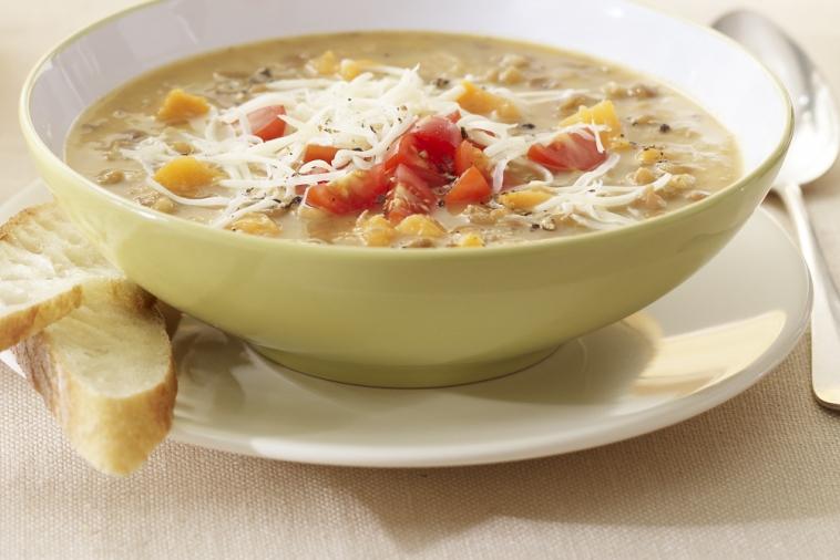 gouda lentil soup