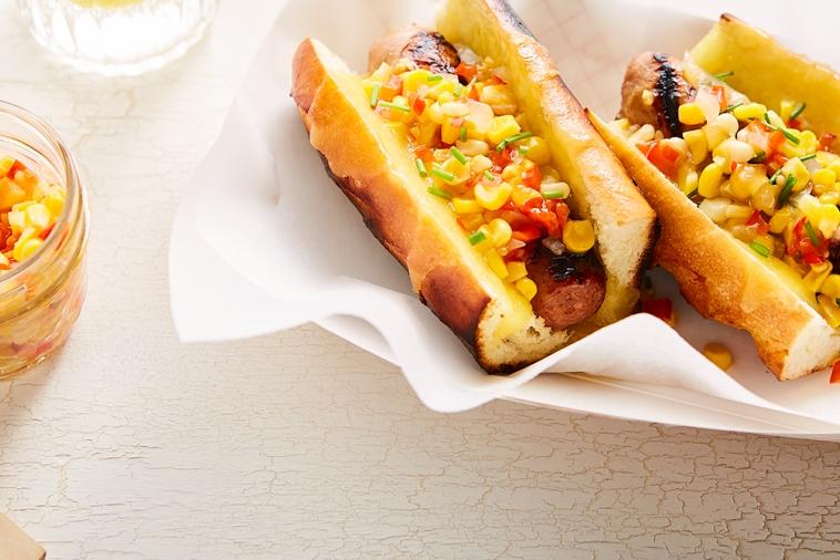 gourmet cheese dogs