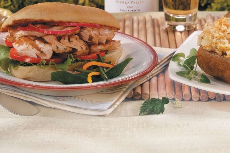 Gourmet Grilled Salmon Salad Sandwich Canadian Goodness