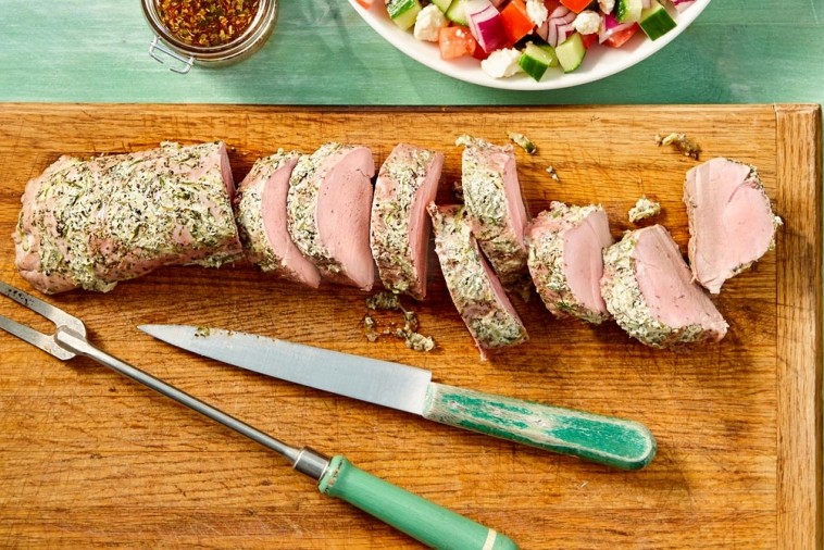 greek marinated pork tenderloin