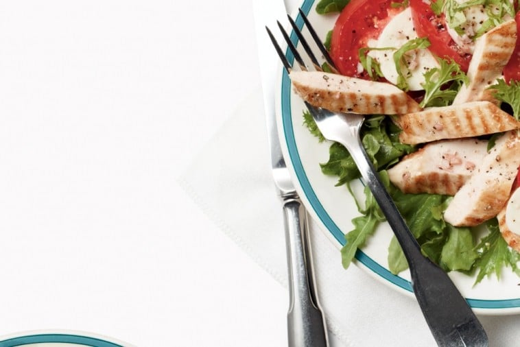 grilled chicken caprese salad