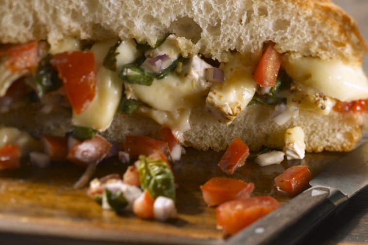 grilled creamy brie fresh tomato and red onion focaccia grilled creamy brie fresh tomato and red onion focaccia