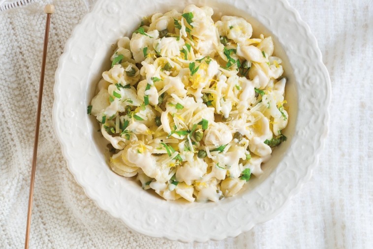 homestyle lemon cauliflower orecchiette