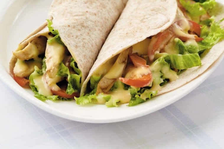 Honey Mustard Chicken Wraps - Tao of Spice