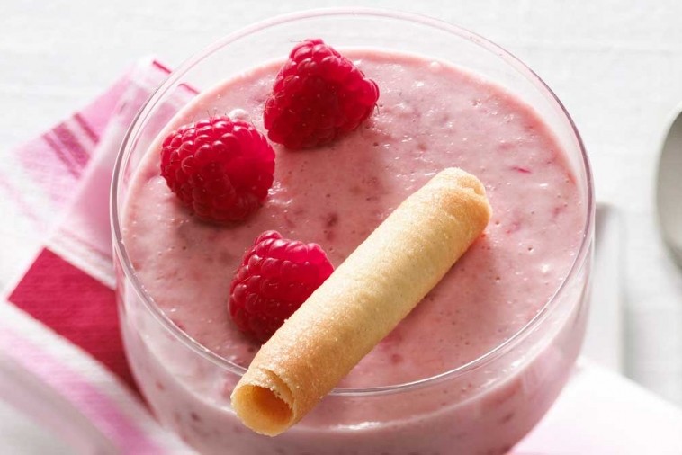 Last-Minute Ice Cream and Raspberry Mousse