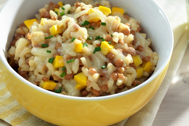 lentil zucchini risotto