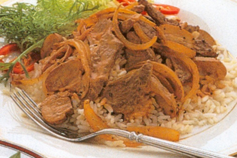 light beef stroganoff